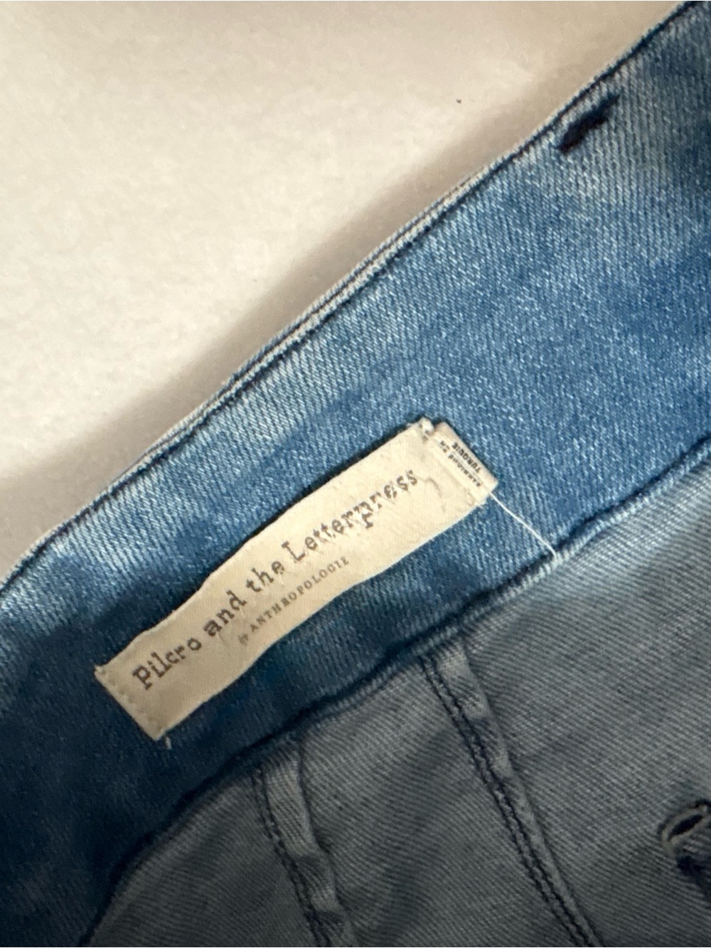 Antropologie Pilcro Light Blue Wide-Leg Denim Jeans size 29 - Picture 9 of 11